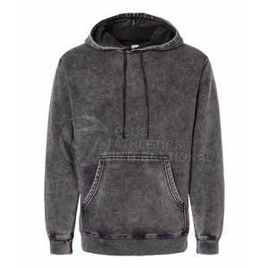 Nueva moda Ropa de hombre Tallas grandes Sudaderas con capucha de lavado ácido Algodón Estilo casual Sudaderas con capucha de lavado ácido - Product Image 1