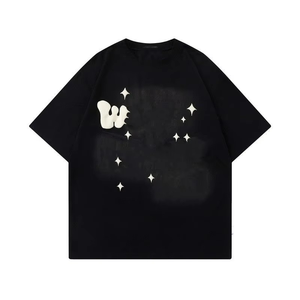 Camiseta de algodón informal para hombre de nueva versión Precio al por mayor Impresión digital de gran tamaño 100% algodón - Product Image 4