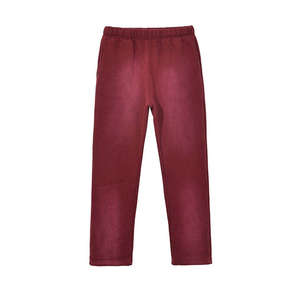 Streetwear Fleece Acid Wash Trousers Custom Made High Quality <b>Men's</b> <b>Pants</b> & Trousers <b>For</b> Adults - Product Image 3