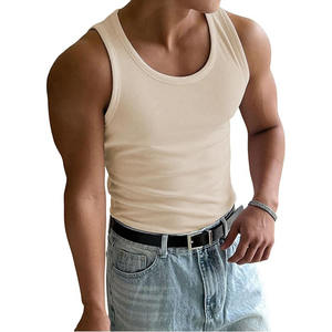 เสื้อกล้ามออกกำลังกายแขนกุดสำหรับผู้ชาย, แห้งเร็วระบายอากาศได้ดีชุดออกกำลังกายฟิตเนสสำหรับวิ่งและฝึกซ้อม - Product Image 1