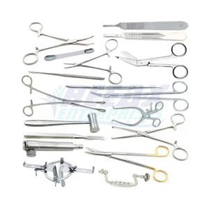 REEAX ENTERPRISES Juego de instrumentos quirúrgicos de uso hospitalario de alta calidad Juego de cirugía básica de 14 - Product Image 1