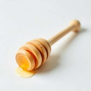 ช้อนน้ำผึ้งไม้เกรดอาหาร เป็นมิตรกับสิ่งแวดล้อม ทนทาน ด้ามยาว จับถนัดมือ เหมาะสำหรับใช้ในครัวทุกวัน ใช้กับชา กาแฟ ขนมปังปิ้ง และการอบขนม - Product Image 1