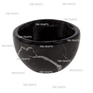 Juego de 3 cuencos para servir ensaladas y frutas de mármol de diseño maravilloso, Decoración de mesa de calidad Premium, cuenco para frutas y alimentos - Product Image 2