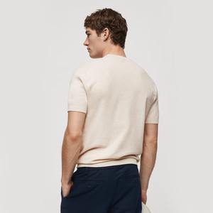 Camisetas con cuello en V para hombre, camiseta de manga corta de verano para hombre, diseño de alta calidad, ropa informal, camiseta Premium en blanco con cuello redondo - Product Image 6