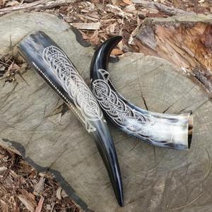 Corne de Viking authentique par Crescent Crafts Héritage artisanal dans une tradition intemporelle par l'artisanat du croissant - Product Image 3