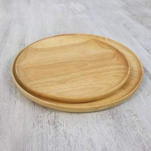 Assiette à dîner en bois d'acacia de haute qualité Offre Spéciale des plats pour assiettes en bois de qualité supérieure - Product Image 2