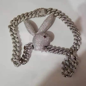 Pendentifs fins Hip Hop personnalisés pour hommes et breloques diamant de dessin animé en or unique avec testeur glacé VVS Moissanite pour les fêtes - Product Image 4