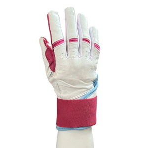 Guantes de bateo de cuero Cabretta suave y duradero con comodidad superior para jugadores jóvenes y adultos - Product Image 3