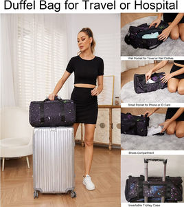 Sac de sport personnalisé pour homme et femme, sac de sport noir, sac de voyage, sac de sport de grande capacité pour l'extérieur - Product Image 5