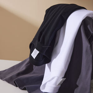 Camiseta de algodón con hombros caídos de 250g de alta calidad para hombre, Camiseta cómoda y transpirable con logotipo personalizado disponible - Product Image 1