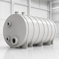 Réservoir de stockage en polypropylène, conteneur de liquides chimiques, réservoir vertical surélevé en PP pour l'eau et l'usage industriel
