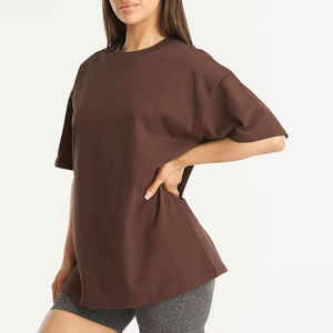 ชุดเสื้อยืดและกางเกงขาสั้นสำหรับผู้หญิงชุดทวินแห้งเร็วผ้าฝ้าย100% ระบายอากาศได้ดีฤดูร้อน - Product Image 4