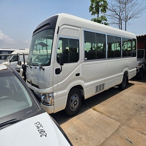 Toyota Coaster Bus 23 sièges d'occasion frais et propres Moteur à essence à grande vitesse Conduite à gauche et à droite Meilleur prix disponible à la vente - Product Image 3