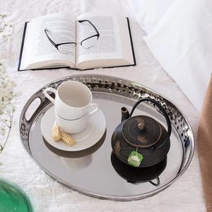 Plateau Rectangle en Acier Inoxydable pour Restaurant et Hôtels Plateau à Café Vaisselle de Mariage Plateau à Salade Fantaisie - Product Image 6