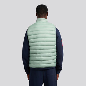 Chaleco Acolchado al por Mayor para Adultos, Chaleco Acolchado sin Mangas con Cremallera para Exteriores, Hecho de Poliéster, Cortavientos, con Bolsillo con Cremallera - Product Image 2