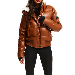 Veste matelassée imperméable écologique pour femmes fabriquée en usine Nouvelle arrivée 2025 Mode d'hiver Service personnalisé OEM - Product Image 2