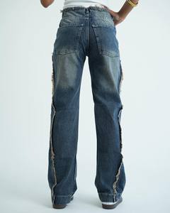Pantalon en denim sur mesure 100% Jeans streetwear d'été de qualité supérieure Pantalon en denim Offre Spéciale - Product Image 6