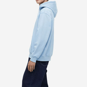 2025 sweat à capuche en coton 400GSM 100% pour hommes avec logo personnalisé polaire éponge française légère pour l'hiver OEM ODM - Product Image 3