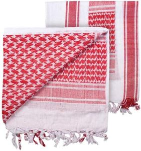 ผ้า Shemaghs สำหรับผู้ชายและผู้หญิงผ้าพันคอทะเลทรายยุทธวิธี unisex ผ้าคอตตอน100% แบบผ้าสำลีพันหัวและคอ - Product Image 3