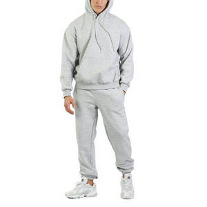 2025 Pantalon de survêtement épais en coton épais 100 avec logo personnalisé Survêtement à capuche 500gsm épais français éponge Baggy Fit Survêtements pour hommes - Product Image 2