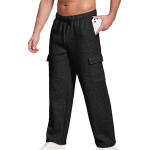Nouveau Logo Personnalisé Hommes Polaire Joggers Pantalon De Survêtement Casual Hommes Pantalons Coton Polaire Jogging Pantalon De Survêtement Taille Élastique Pantalon hommes - Product Image 1
