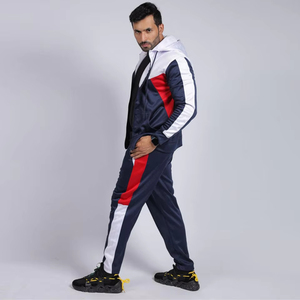 Cortar y coser personalizado poliéster polar deportes chándal con capucha conjuntos Unisex algodón sudaderas con capucha chándal y ropa activa Joggers - Product Image 3