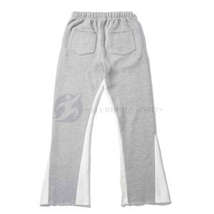 Pantalones Casuales de Lona Ajustados y Acampanados para Hombre, Estilo Hip Hop, Color Personalizado, Secado Rápido, Antiarrugas - Product Image 2