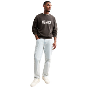 Nouveau Pull Col Rond Homme Hiver Personnalisé avec Logo, Coupe Ample, Doublure Polaire Coton, Anti-Boulochage, Respirant - Product Image 1