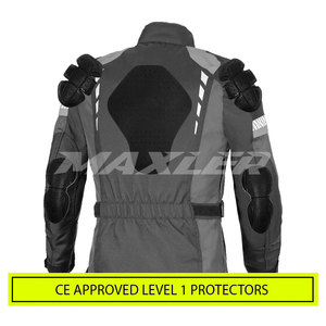 Veste de moto et manteau long imperméables en Cordura avec logo et étiquette personnalisés, pour hommes - Product Image 2