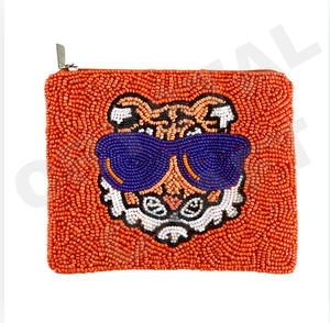 Pochette à monnaie festive Portefeuille perlé de rocaille personnalisé Beau cadeau de maman-Design coeurs pour filles - Product Image 5