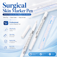 Stylo marqueur chirurgical professionnel de la peau marqueur chirurgical stérile stylo marqueur de sourcil