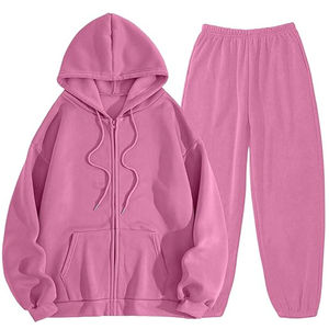 Nouveauté Sweat-shirt ample personnalisé et pantalon large de haute qualité en coton lourd pour l'hiver, survêtement pour homme - Product Image 5