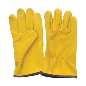 Fabricante de cuero genuino Estilo occidental Logotipo personalizado Invierno Vida diaria Guantes de conducción de cuero para hombre Guantes de conducción manual - Product Image 1
