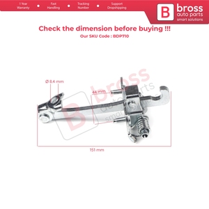 BDP710 Front Door <b>Hinge</b> Stop Check <b>Strap</b> Limiter for Master MK3 Movano B 804304453R - Product Image 5