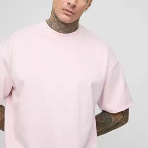 2 uds., calidad superior, transpirable, cómodo, 100% algodón, conjunto corto de verano para hombre, Top de moda, Color sólido, logotipo personalizado, respetuoso con el medio ambiente - Product Image 3