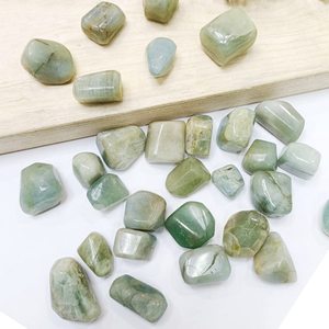 Cristales caídos pulidos de aguamarina-Piedras decorativas Feng Shui y energía calmante-Aguamarina pulida al por mayor - Product Image 3