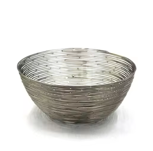 Paniers de rangement d'aliments en métal nordique en métal haut de gamme nouveau Design moderne paniers de rangement décoratifs intérieurs arrivée chaude - Product Image 2