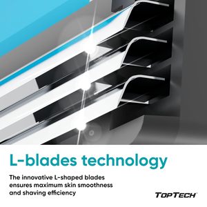 Razor 3 para Hombre - Cartuchos Reemplazables para Afeitadora Manual - Recargas con Tecnología de 3 Cuchillas - Compatible con Gillette Mach3 - Afeitado Suave - Product Image 3