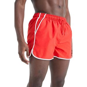 New Latest Custom Summer Design Hot Selling 120 Gsm Lightweight Fashion Wear Side Two Pockets <b>Slim</b> <b>Fit</b> <b>Men</b> Swim <b>Shorts</b> - Product Image 4