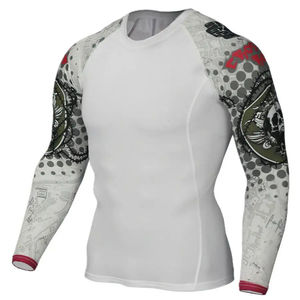 2025 Bjj Rash Guard para hombres Productos de gran oferta Rash Guard Impreso de alta calidad Rash Guard Precio razonable Servicio personalizado OEM - Product Image 3