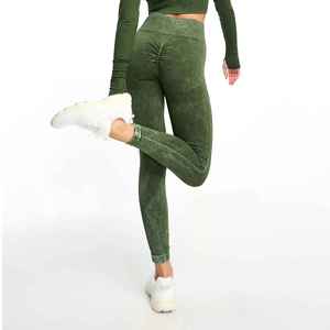 Leggings pour femmes pantalons de yoga minces femmes taille haute pantalons à jambes larges sport cloche bas respirant séchage rapide bas - Product Image 2