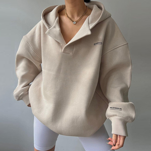 Sweat à capuche Streetwear lavé à l'acide du fabricant personnalisé pour hommes poids lourd épais vieilli recadrée 100% toile de coton broderie GSM - Product Image 5