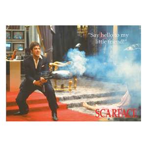 Modern Style Scarface <b>Poster</b> Made of Paper for Wall Decor - Product Image 1