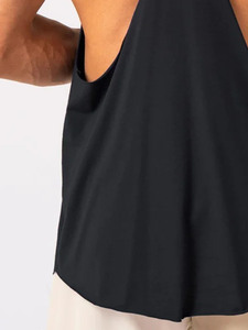 Haute exigence vêtements de sport hommes noir débardeur sans manches gilet de gymnastique athlétique entraînement Fitness vêtements de sport été coton Stringer - Product Image 5