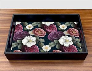 Juego de bandejas de servicio artesanales de resina epoxi multicolor de 3 piezas Diseño único hecho de MDF-para regalar POR HF CRAFTS - Product Image 4