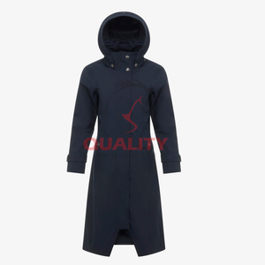 Femmes équitation long manteau 2025 imperméable respirant élégant premium formation survêtement équestre sportswear veste - Product Image 4