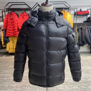 Best OEM Wholesale Custom Logo Detachable Hooded <b>Padded</b> Coats Down Winter Man Bubble Men Blank Coat Shiny Puffer Men's <b>Jackets</b> - Product Image 3