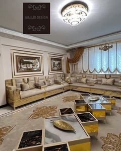 Manchester Arabic Majlis Arab Majlis เฟอร์นิเจอร์ Majlis ที่ทันสมัย | การปรับแต่งที่เป็นไปได้ | จัดส่งฟรีทั่วโลก - Product Image 4