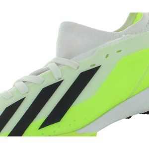Chaussures Adidas X Crazyfast.3 Turf GS pour garçons Couleur : Chaussures Blanc/Noir/Orange Lumineux 100% Authentique - Product Image 3
