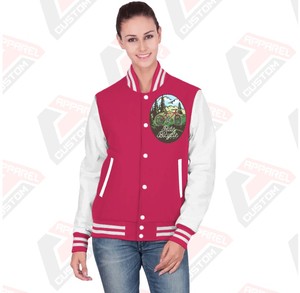 Hot Selling <b>Men's</b> Casual Street Wear Canvas Varsity <b>Jacket</b> with Stand Collar Customized Printing Breathable New Fashion - Product Image 1